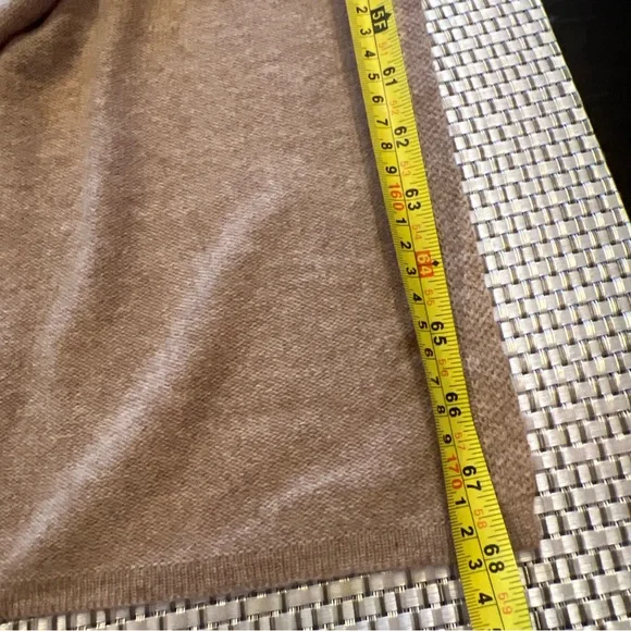 Amour Vert Set 100% Cashmere Colby Hat & Jolie Scarf Cafe Au Lait - Picture 9 of 10